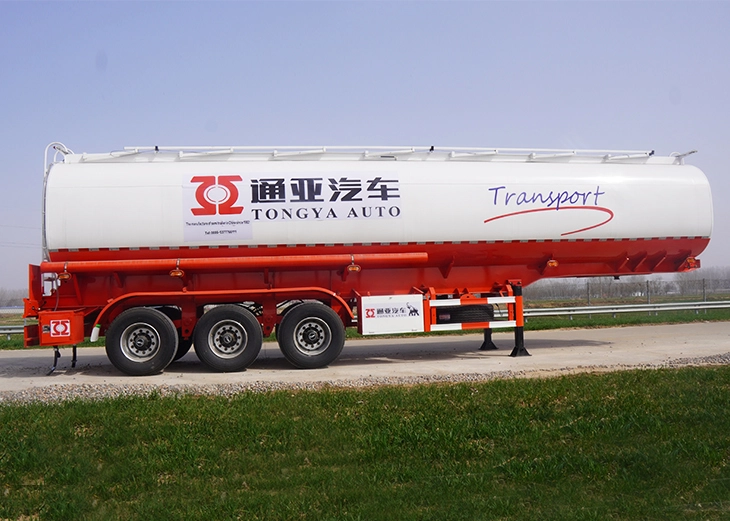 3 axles diesel oil tanker trailer