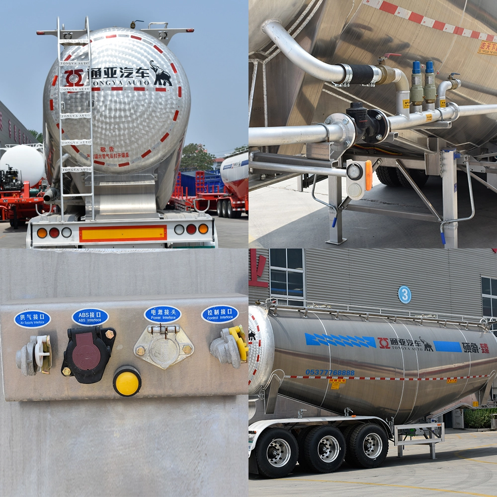 Cement Tank Semi-Trailer: Detailed Images