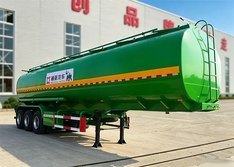 Tongya 3 Axle Fuel Tanker Trailer Exported to South Africa