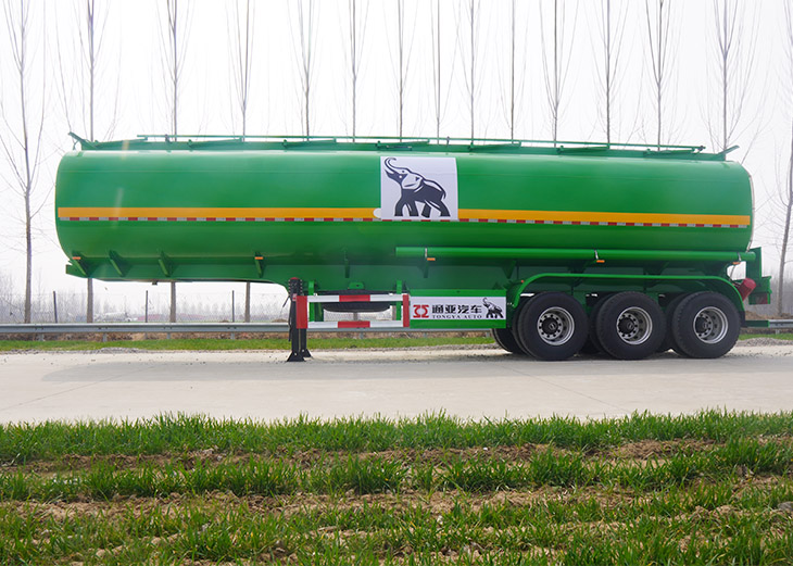 42000L diesel fuel tanker trailer tank body with multi-compartment design