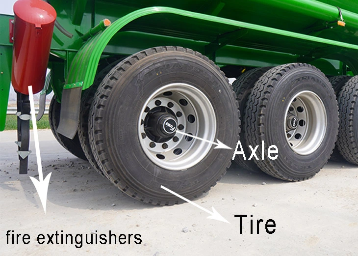Diesel Fuel Tanker Trailer: Tire Details