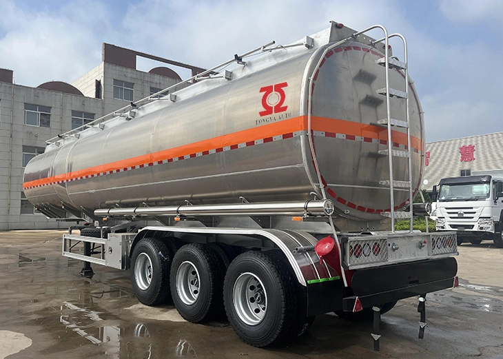 Lightweight aluminum tanker trailer body construction