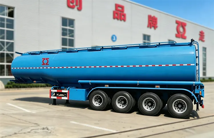 Tongya 4 Axle Fuel Tank Trailer Exported to Nigeria