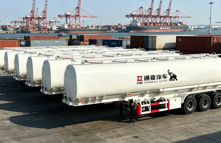 Tongya 45000L fuel tanker semi trailer