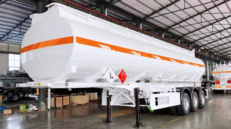 Oil Tanker Trailer For Fuel Transport