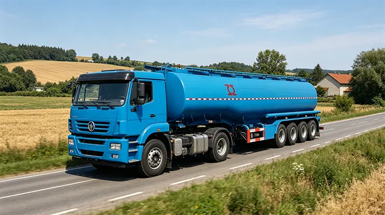 Four axle tank trailers